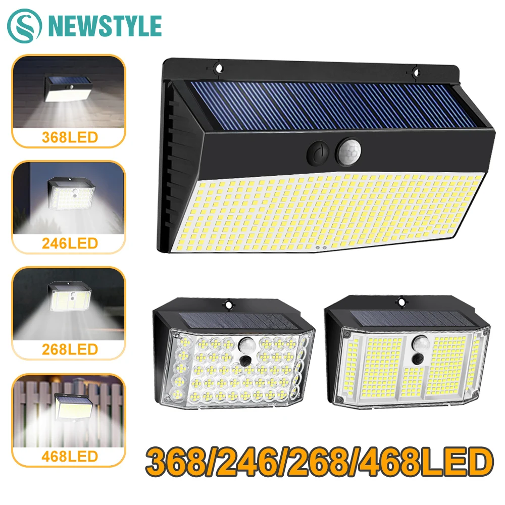 Outdoor Solar LED Wall Lights 120 Lumen, IP65 1 Outdoor Solar LED Wall Lights 120 Lumen, IP65