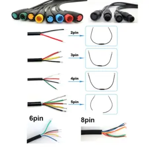 Waterproof M8 Connector Set for E-Bikes 8 S4bd219169b4141788cb3378dd34409ede