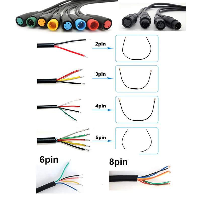 Waterproof M8 Connector Set for E-Bikes 3 Waterproof M8 Connector Set for E-Bikes - Image 3