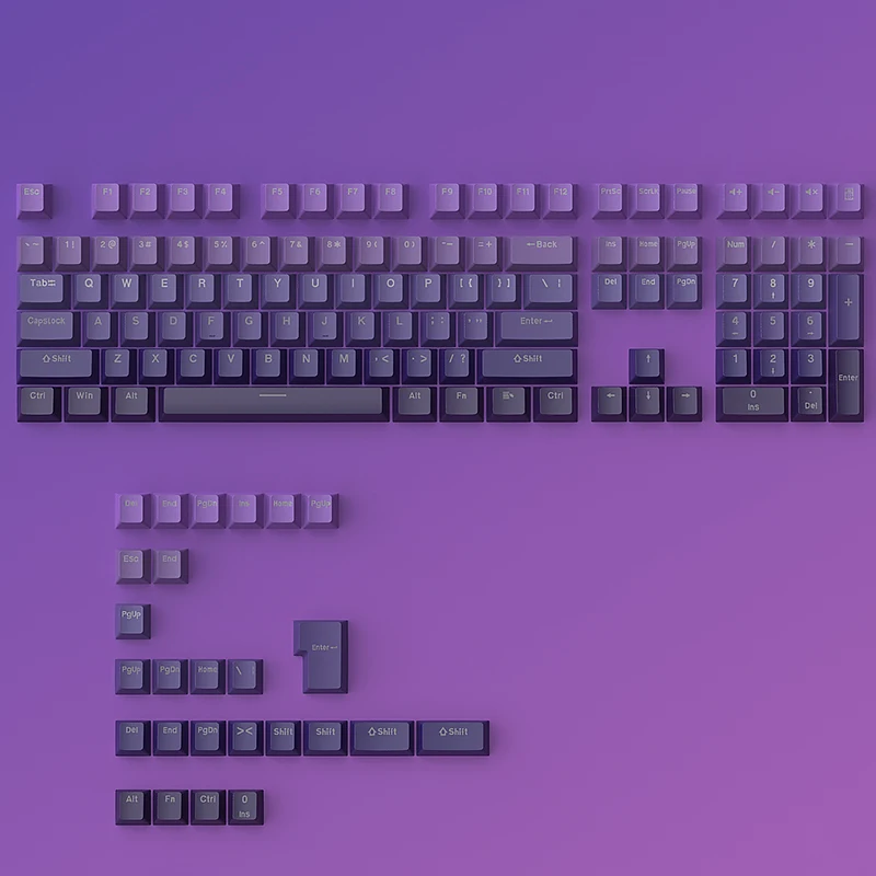 Double Shot Gradient Shine Through Keycap Set 7 Double Shot Gradient Shine Through Keycap Set - Image 7