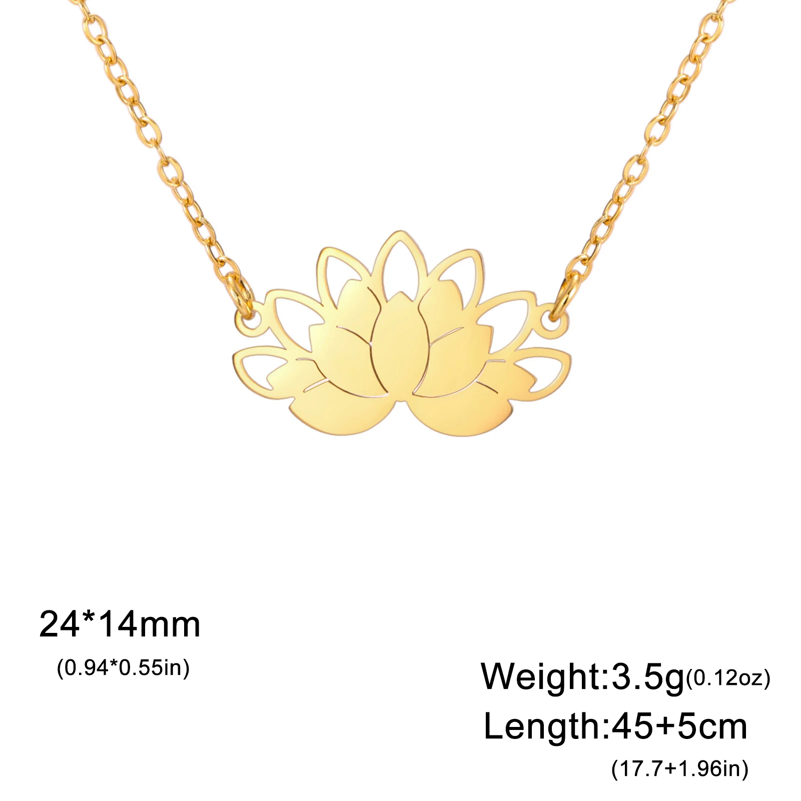 Elegant Lotus Pendant Necklace for Women 6 Elegant Lotus Pendant Necklace for Women - Image 6
