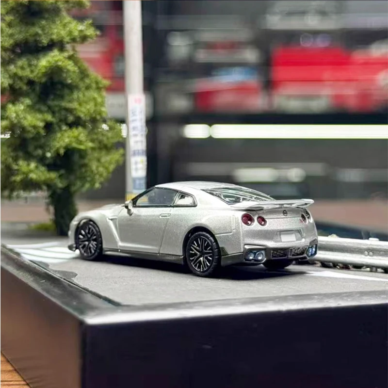Silver GTR R35 diecast model 1:64 scale 6 Silver GTR R35 diecast model 1:64 scale - Image 6