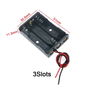 Black Plastic AAA Battery Storage Cases with Wiring 10 S4c4983fa9b1f4681a4f969461a445bf7e