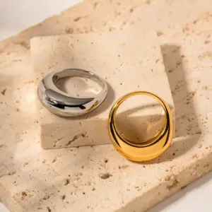 Modern Gold Stainless Steel Geometric Ring 10 S4c5ca0af8b35432897fa1c635ef1b61e5