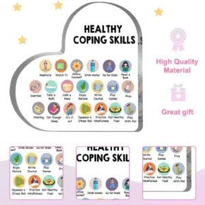 Heart-Shaped Acrylic Mental Health Decor DM-879 7 S4c60cc9fc36d425ba650ddd84a7460e6F