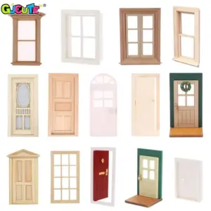 1/12 Scale Wooden Dollhouse Door Frame