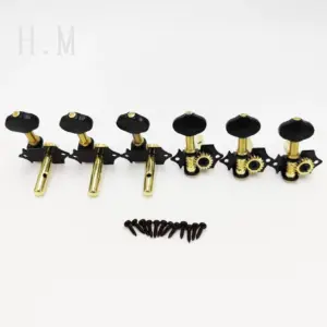 Premium Acoustic Guitar Tuning Pegs Set Black or Gold 14 S4caf6cdd6fbe4c91b06b4e752f5c67e6p