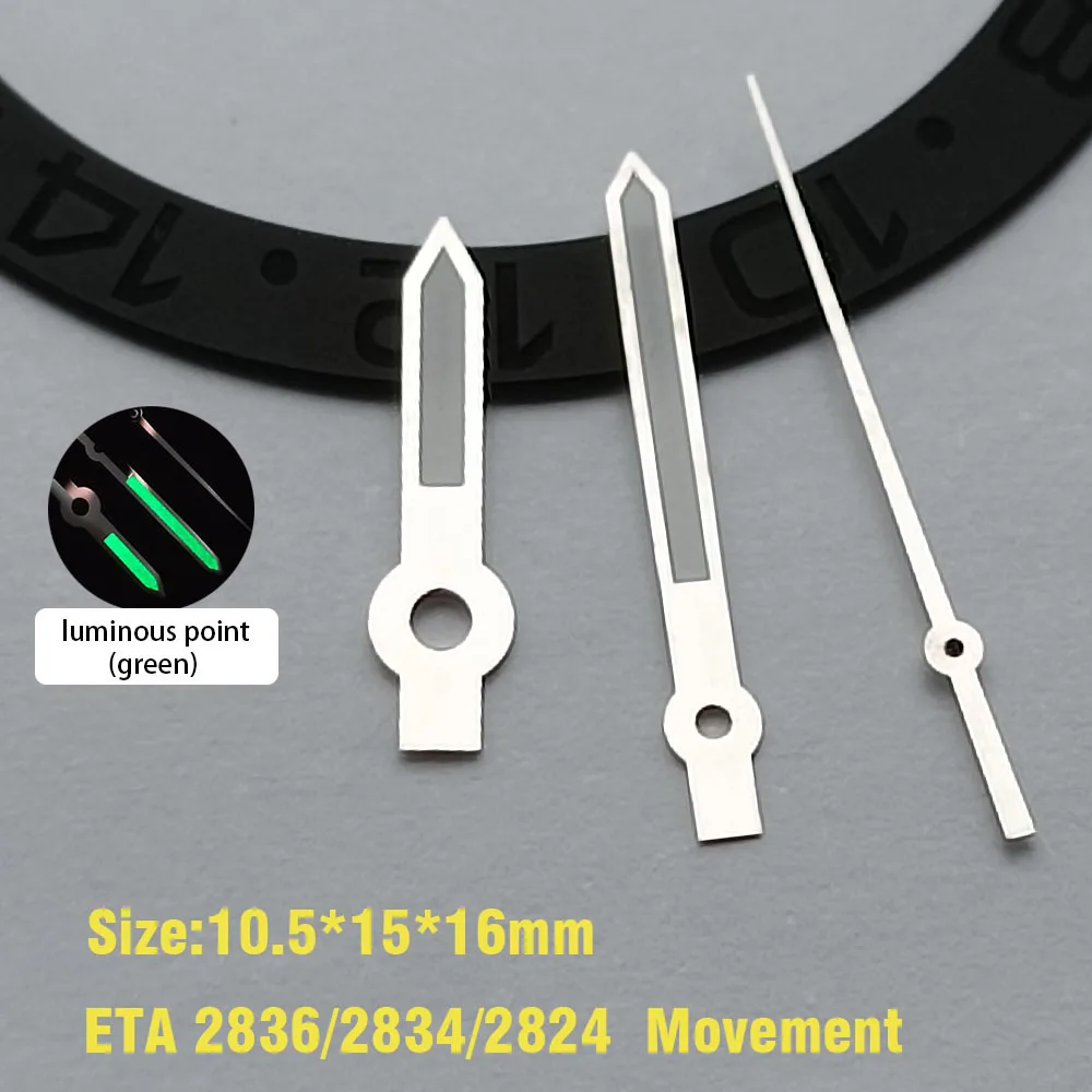 Glow-in-the-Dark Watch Hands for ETA 2824, 2836, 2834 4 Glow-in-the-Dark Watch Hands for ETA 2824, 2836, 2834 - Image 4