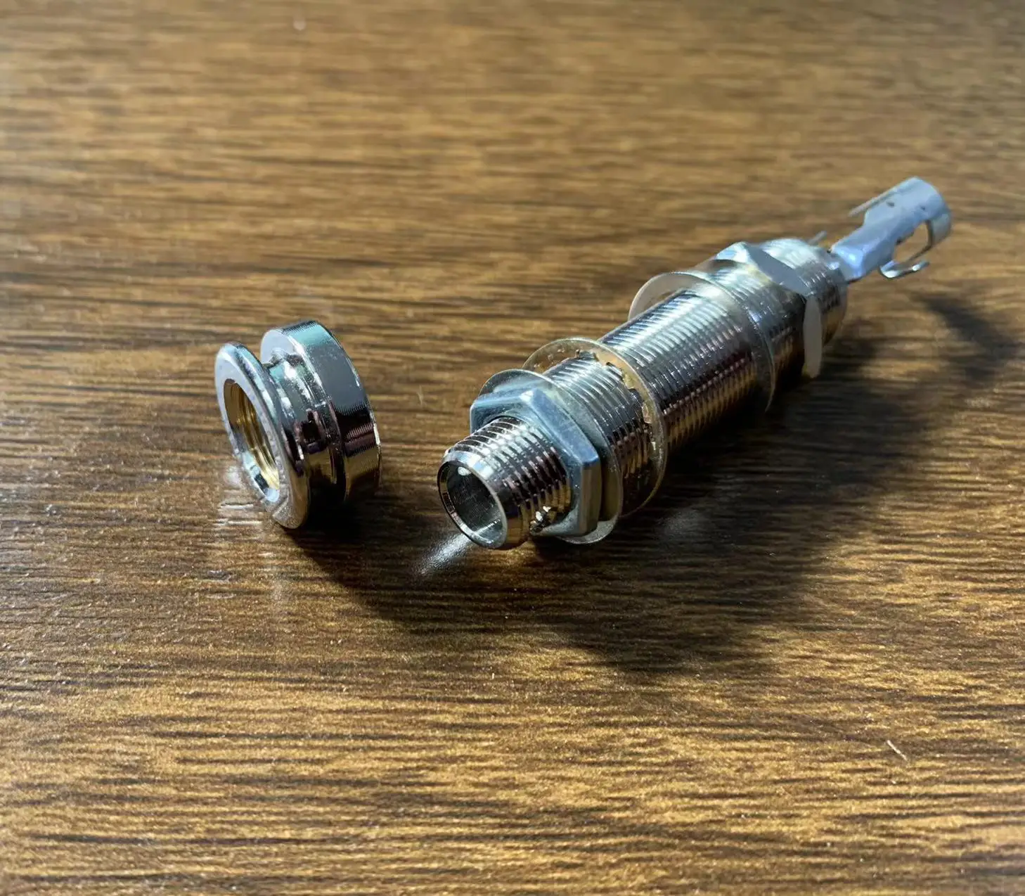 Long Threaded Stereo Output Jack for Musical Instruments 6 Long Threaded Stereo Output Jack for Musical Instruments - Image 6