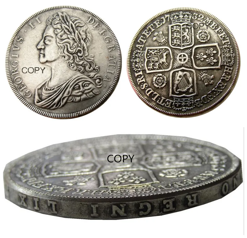 Vintage George II Coin Replica with Nostalgia 7 Vintage George II Coin Replica with Nostalgia - Image 7