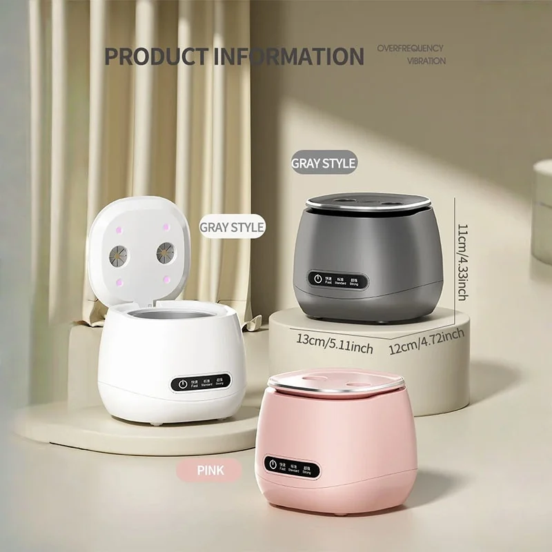 Ultrasonic Cleaner UV Sterilizer 200ml 6 Ultrasonic Cleaner UV Sterilizer 200ml - Image 6