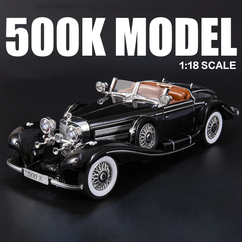 1936 Mercedes-Benz 500K Diecast Model Car 5 1936 Mercedes-Benz 500K Diecast Model Car - Image 5