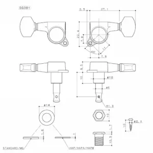 GOTOH SG381-01-MGT Gold Locking Tuners 11 S4d3f455f9a9d4625be144502df4268cfK