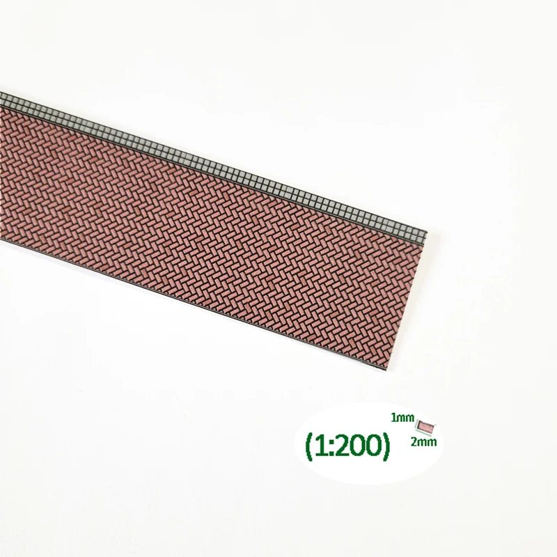 Miniature Brick Pavement Plates Set for Dioramas 8 Miniature Brick Pavement Plates Set for Dioramas - Image 8