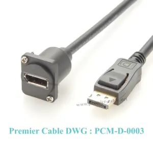 DisplayPort Extension Cable 0.6m/0.9m with Gold Plated Pins 11 S4d6e41e19d8d4159a1589857bf2daa906