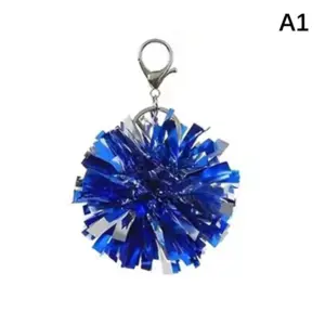 Colorful Cheerleader Keychain with Foil Charm 16 S4d70378d39b04eb3b97cde30444b4531K