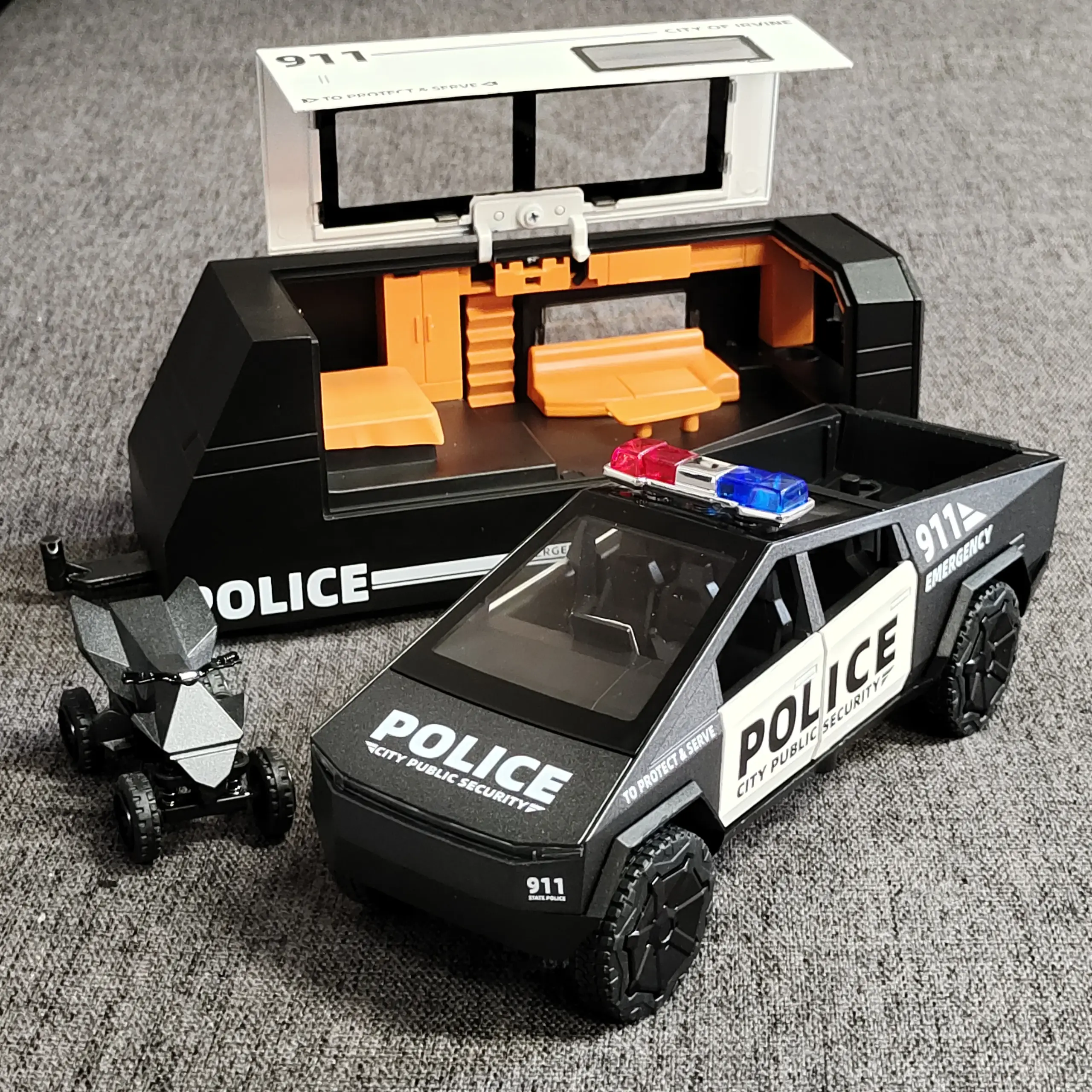 Police Off-Road Pickup Model 1:32 Scale 6 Police Off-Road Pickup Model 1:32 Scale - Image 6