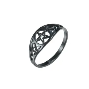 Irish Knot Pentagram Stainless Steel Ring 16 S4d7644a807a04894a5976c3f681690634