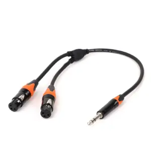 6.35mm to XLR Stereo Splitter Cable 0.3m/0.5m 16 S4d8353695a774b6a813e06739d5b0203m