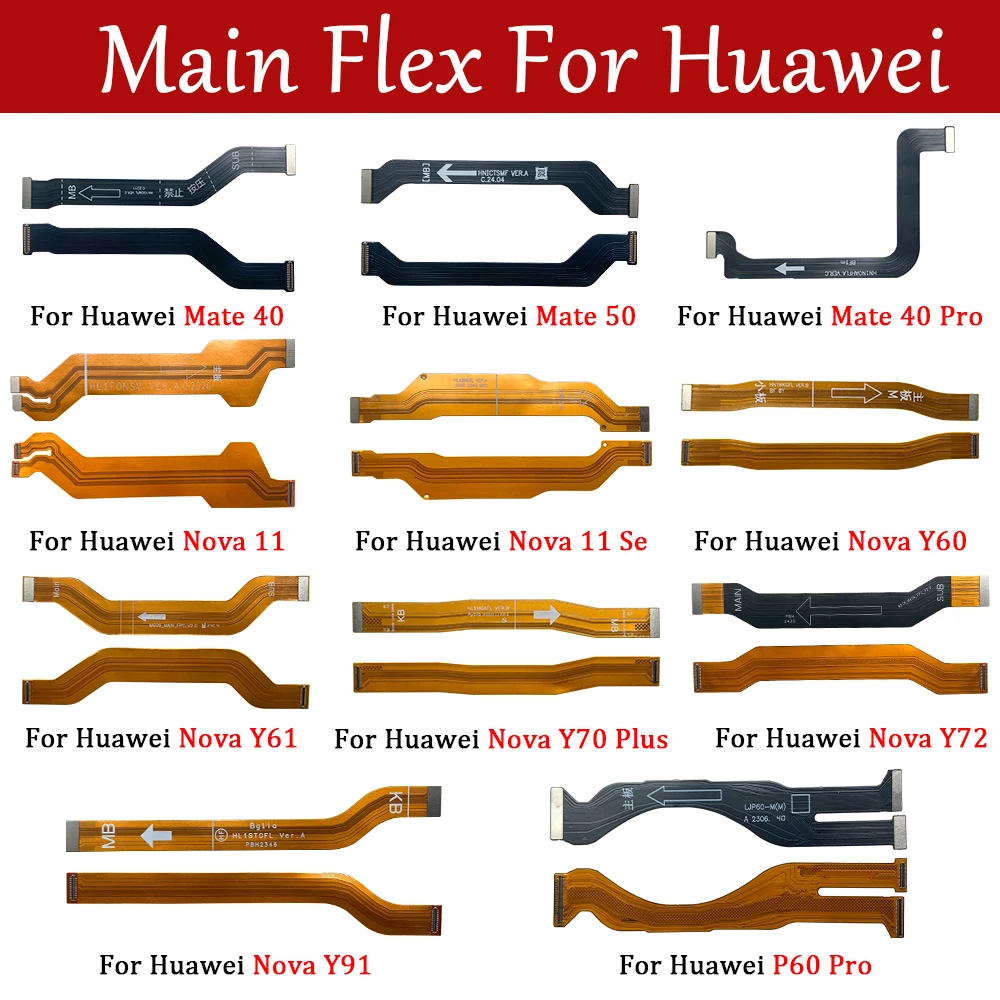 Huawei Top Main Flex Cable for Mate, Nova, Y Series 2 Huawei Top Main Flex Cable for Mate, Nova, Y Series - Image 2
