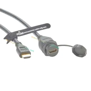 Panel Mount HDMI 2.0 Extension Cable 0.3m/1.5m 11 S4d9fb999fbef4ee8a3048741b4a80d3ae