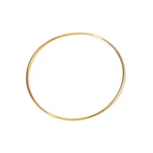 Stainless Steel Gold-Coated Women’s Bangle