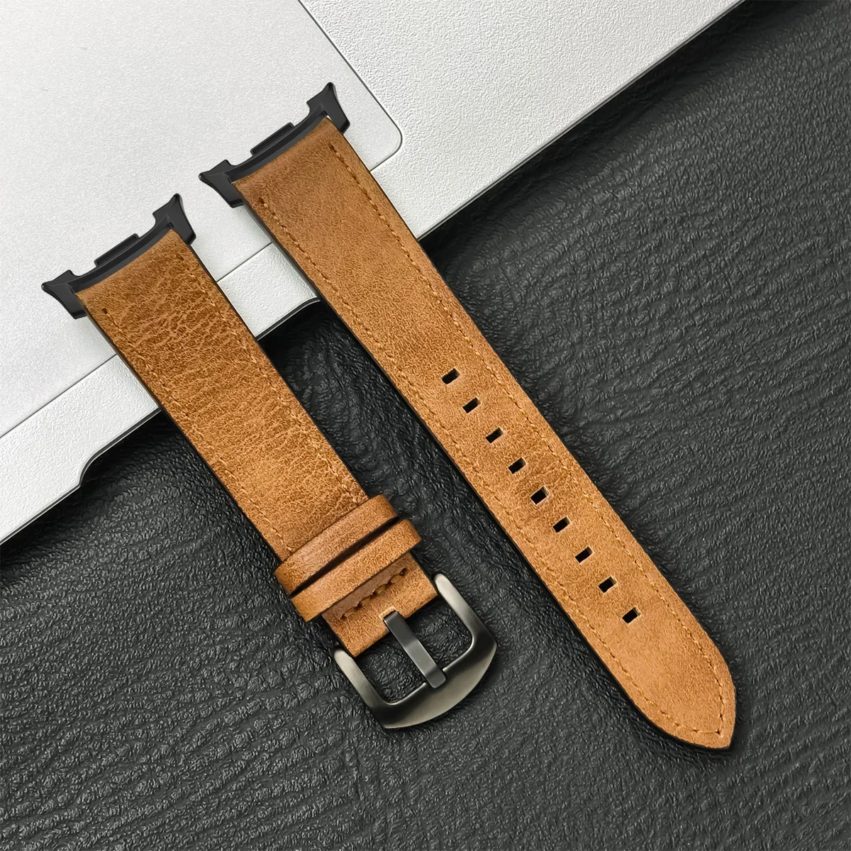 Leather Strap for Galaxy Watch Models 9 Leather Strap for Galaxy Watch Models - Image 9