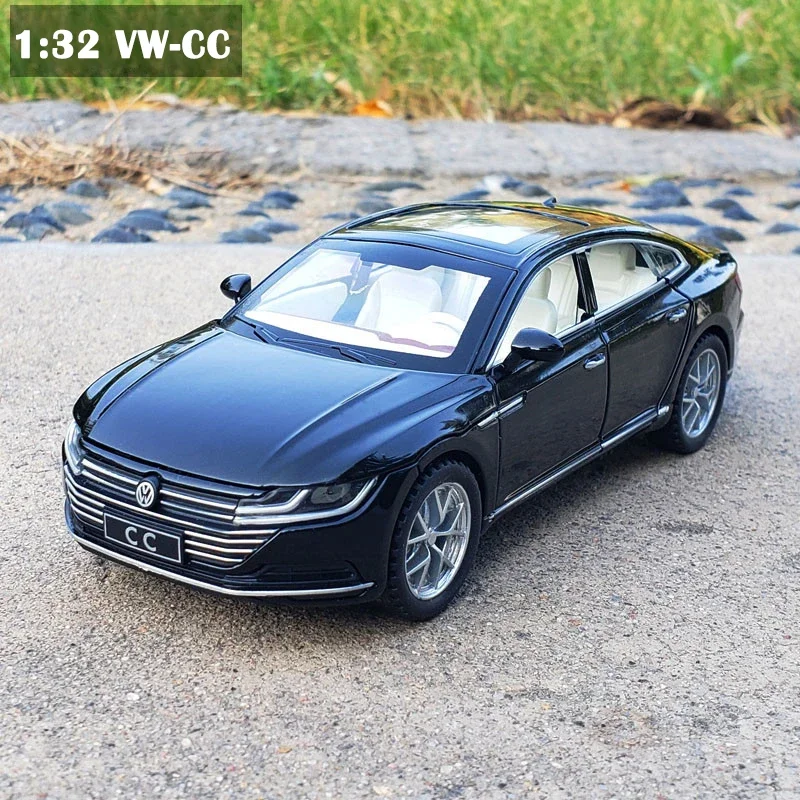 White Volkswagen CC 1:32 Diecast Model 2 White Volkswagen CC 1:32 Diecast Model - Image 2