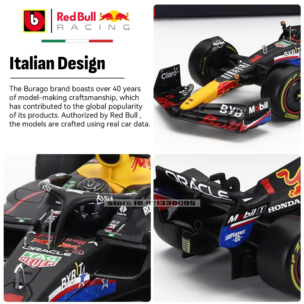 Red Bull RB19 F1 Car 1:24 Diecast Model 6 Red Bull RB19 F1 Car 1:24 Diecast Model - Image 6