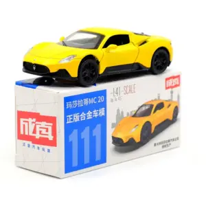 Vibrant Yellow Maserati MC20 Diecast Model 14 S4e3c7fe44eac449fbfd847ac763524c8g