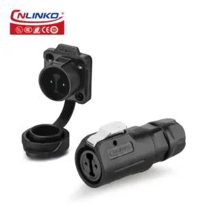 Waterproof Industrial Connector Set, 2-8 Pins 16 S4e44ec6709de4609b01fcbbd560f73fcP