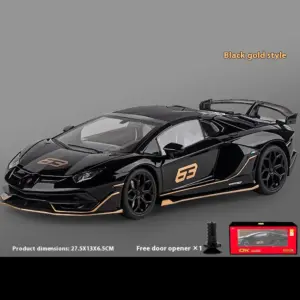 Yellow Lamborghini Aventador SVJ Diecast Model 19 S4e50839f529d4b14831125d47eecb1cep