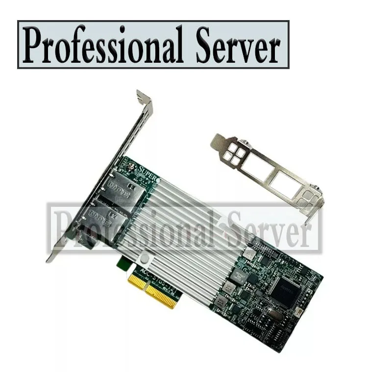 Supermicro AOC-STGS-I2T 10G Ethernet PCIe Card 1 Supermicro AOC-STGS-I2T 10G Ethernet PCIe Card