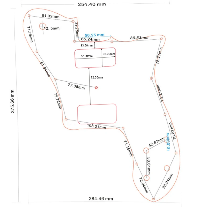 Custom Vibrant Pickguard for US Tele Deluxe 6 Custom Vibrant Pickguard for US Tele Deluxe - Image 6