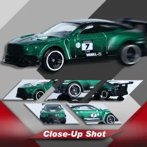 Green Alloy Racing Car Model 1:64 Scale 9 S4e7a8b8cf4a14344aec82046ae5485f28