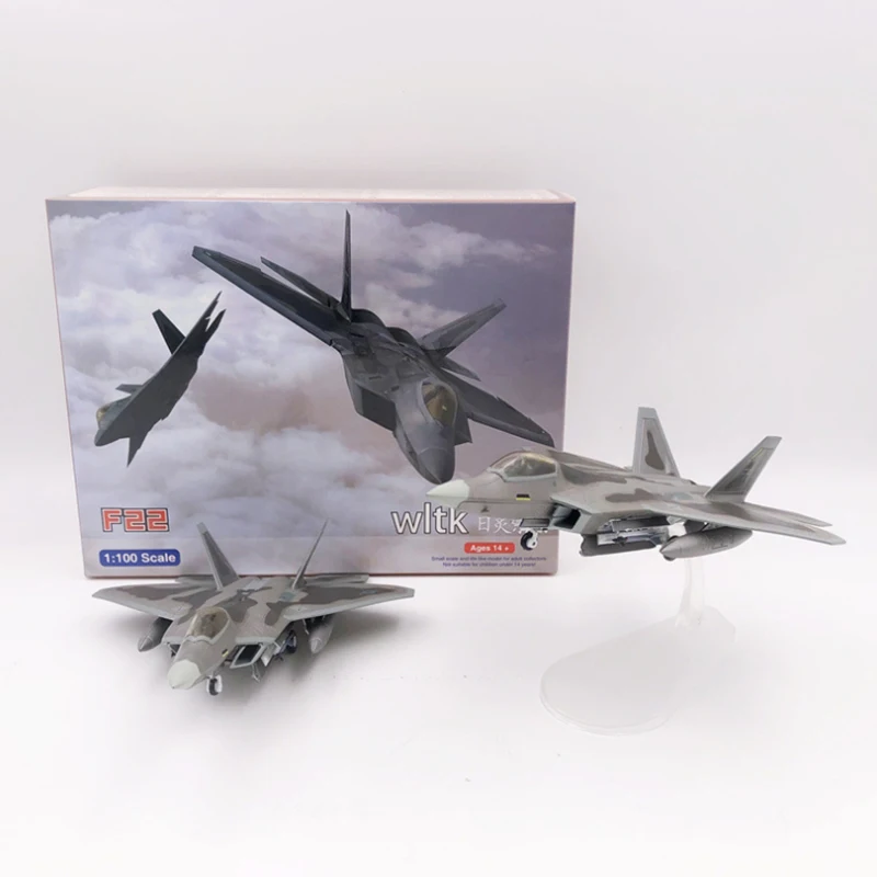 F-22 Raptor Diecast Model 1:100 Scale 3 F-22 Raptor Diecast Model 1:100 Scale - Image 3