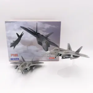Diecast F-22 Raptor Model 1:100 Scale 8 S4e90a397e76e46a790b37628bc3714f1H