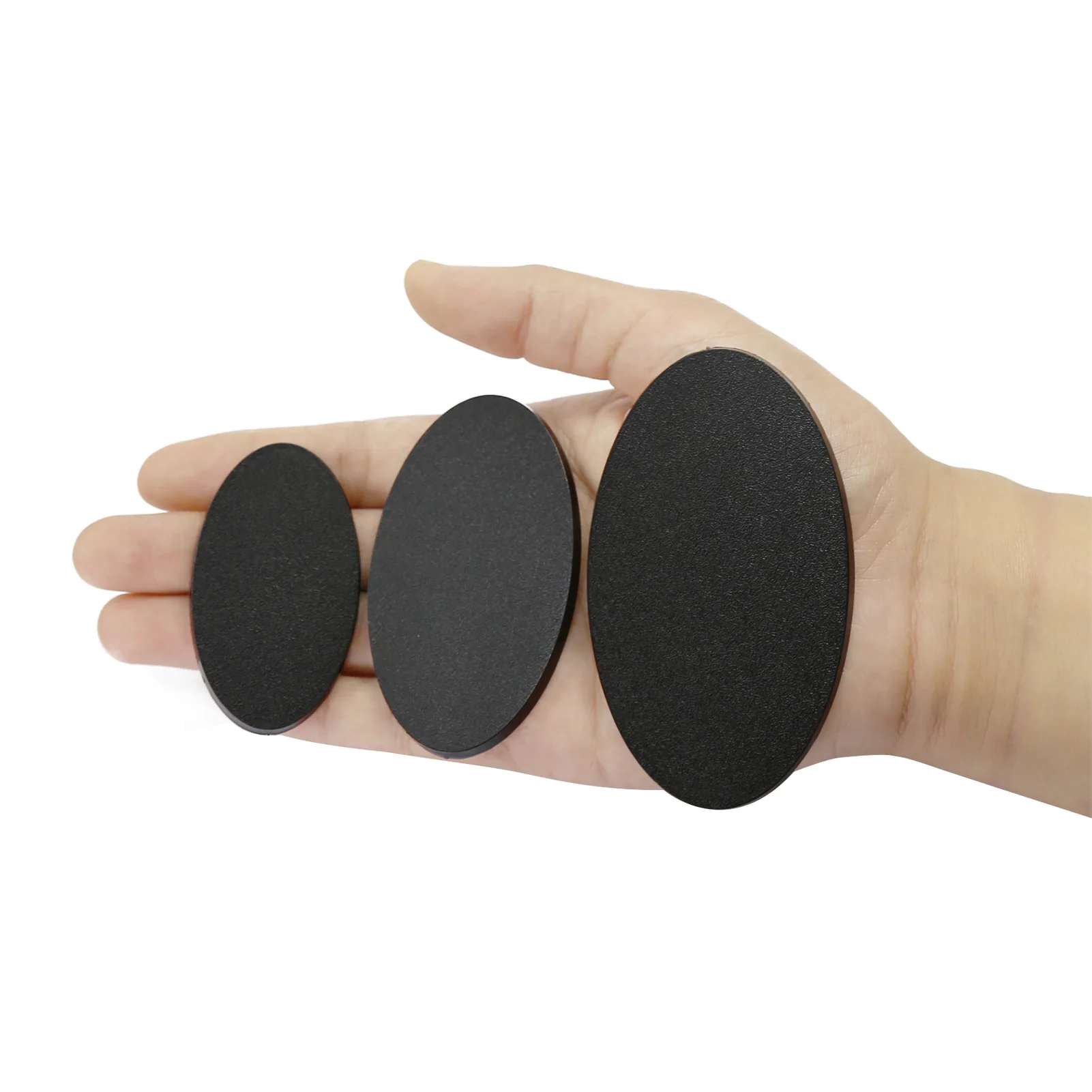 Evemodel Black Oval Base Set (40 pcs) 2 Evemodel Black Oval Base Set (40 pcs) - Image 2