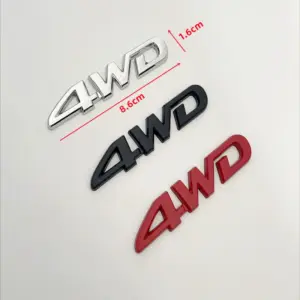 4WD Metal Emblem Badge for Vehicles 8 S4eab8b9cf709427bb22c52f03e140ba40