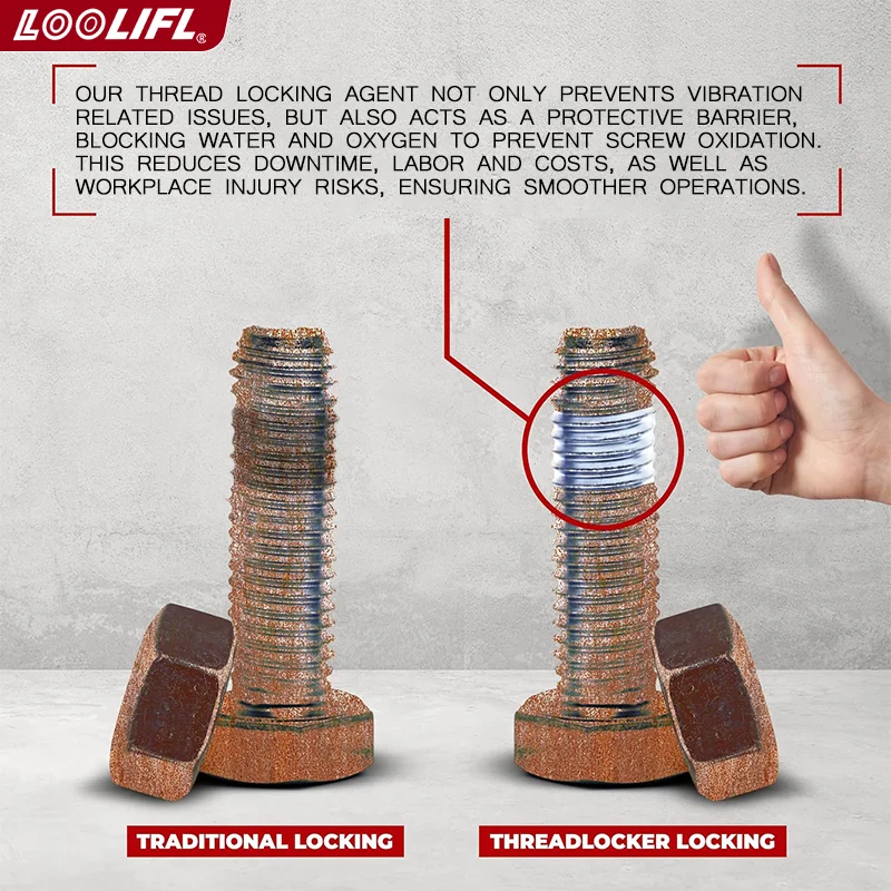 LOOLIFL 243 Threadlocker for Metal Fasteners 3 LOOLIFL 243 Threadlocker for Metal Fasteners - Image 3