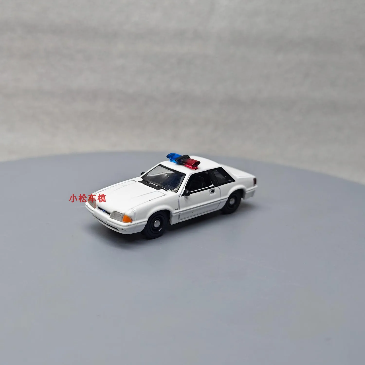 1987 Ford Mustang SSP Diecast Model in White 1 1987 Ford Mustang SSP Diecast Model in White