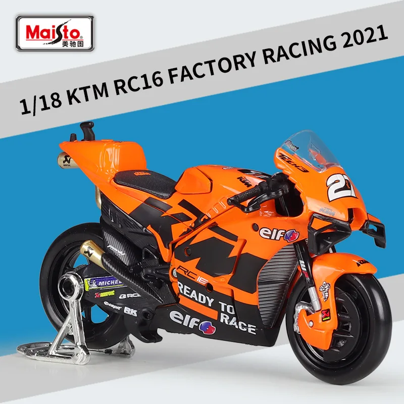 KTM 33 1:18 Diecast Racing Motorcycle Model 9 KTM 33 1:18 Diecast Racing Motorcycle Model - Image 9