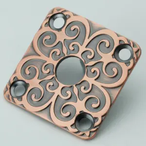 Stainless Steel Guitar Jack Plate GJ011 17 S4ee7a3fa50974efcb33159952fec1304a