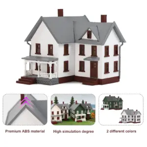 N Scale 1:160 House Model for Dioramas 10 S4ee8d0de8fbd43d5a9460f5d781544b78
