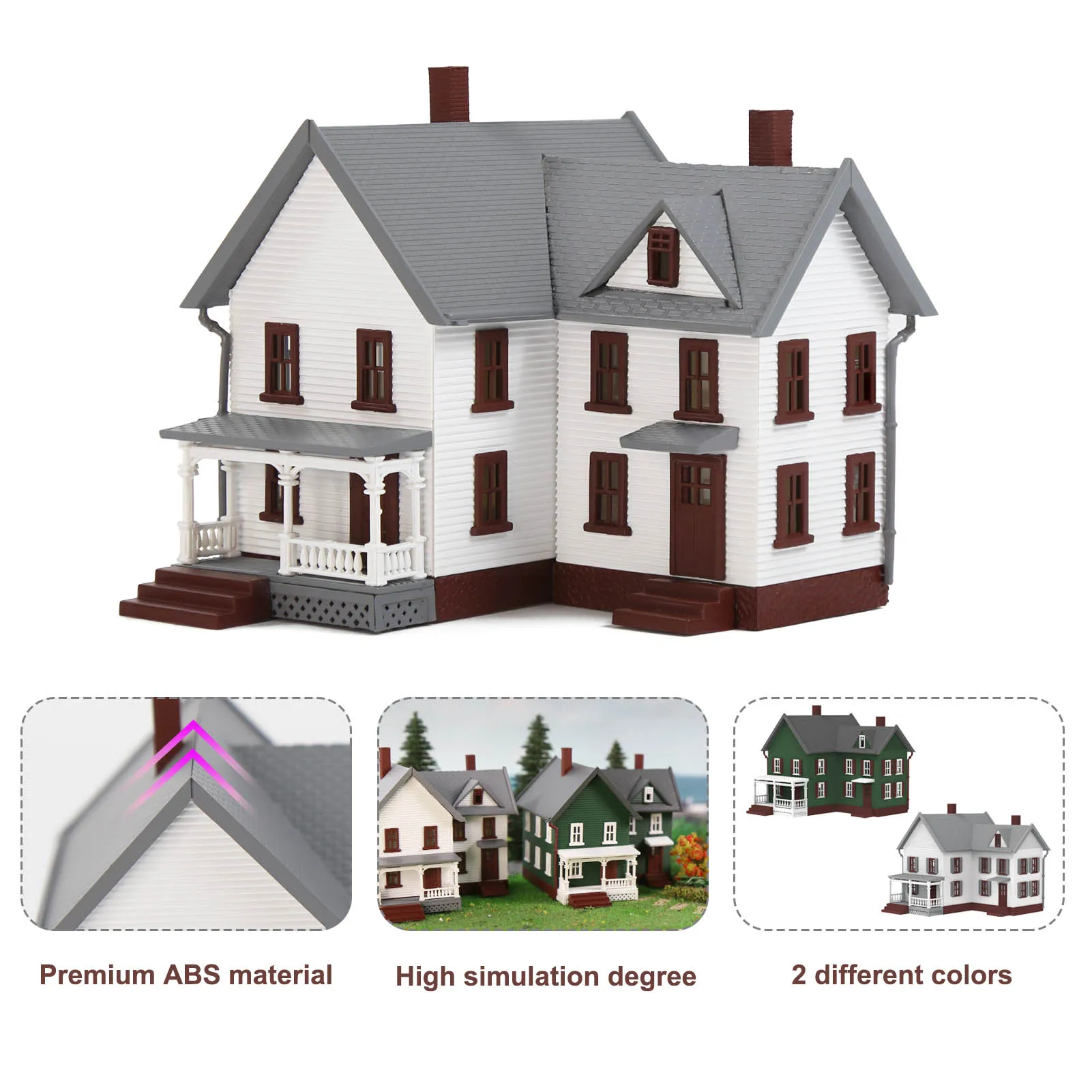 N Scale 1:160 House Model for Dioramas 5 N Scale 1:160 House Model for Dioramas - Image 5