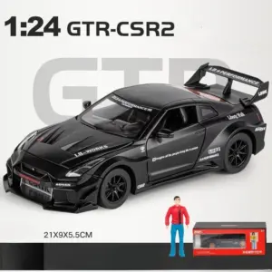 1:24 Diecast GTR CSR2 R34 Sports Car Model 19 S4ef271eae268484f922e66b7ef522d8cB