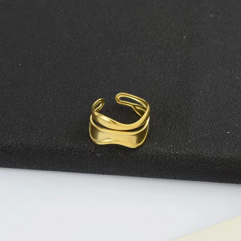 Elegant Women's Zircon Geometric Ring J030006 8 Elegant Women's Zircon Geometric Ring J030006 - Image 8