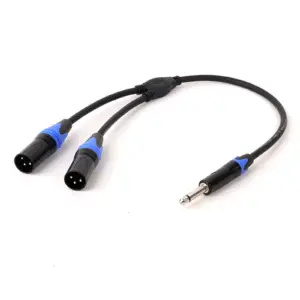 1/4 Inch TS to Dual XLR Y-Splitter Cable 18 S4f116137f0bc406bb299cf38c6e192adJ