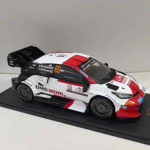 1:18 White Diecast Racing Car Model 9 S4f142cc41ee24a6cbd8f49061006bc98k