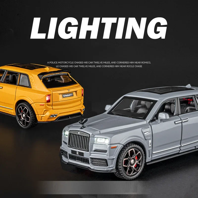 Luxury Black Rolls Royce Cullinan SUV Model 1:36 Scale 3 Luxury Black Rolls Royce Cullinan SUV Model 1:36 Scale - Image 3